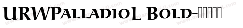 URWPalladioL Bold字体转换